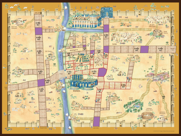 Esagil, Treasure hunt in Babylon. Board Game. - Image 2