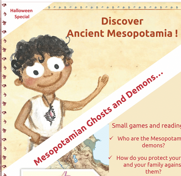 Mesopotamian ghosts and demons for kids